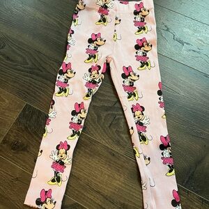 ZARA Disney Minnie Mouse Kids Leggings - Pink